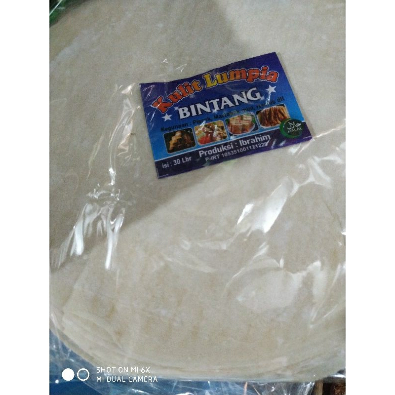 

kulit lumpia 30 lembar