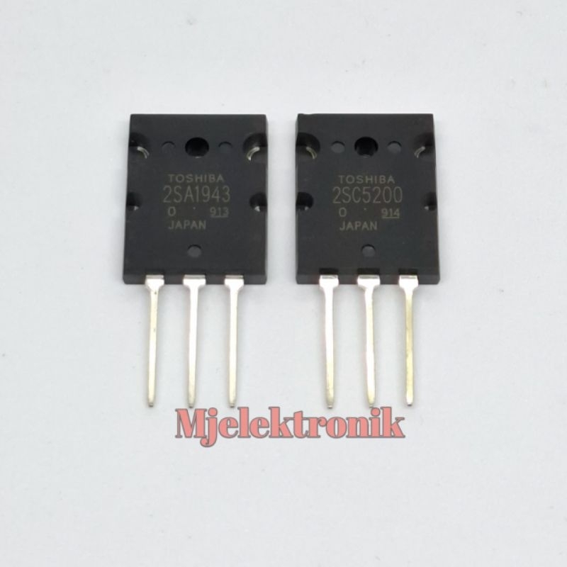 Set Transistor TOSHIBA 2SA1943 2SC5200 Original Javan