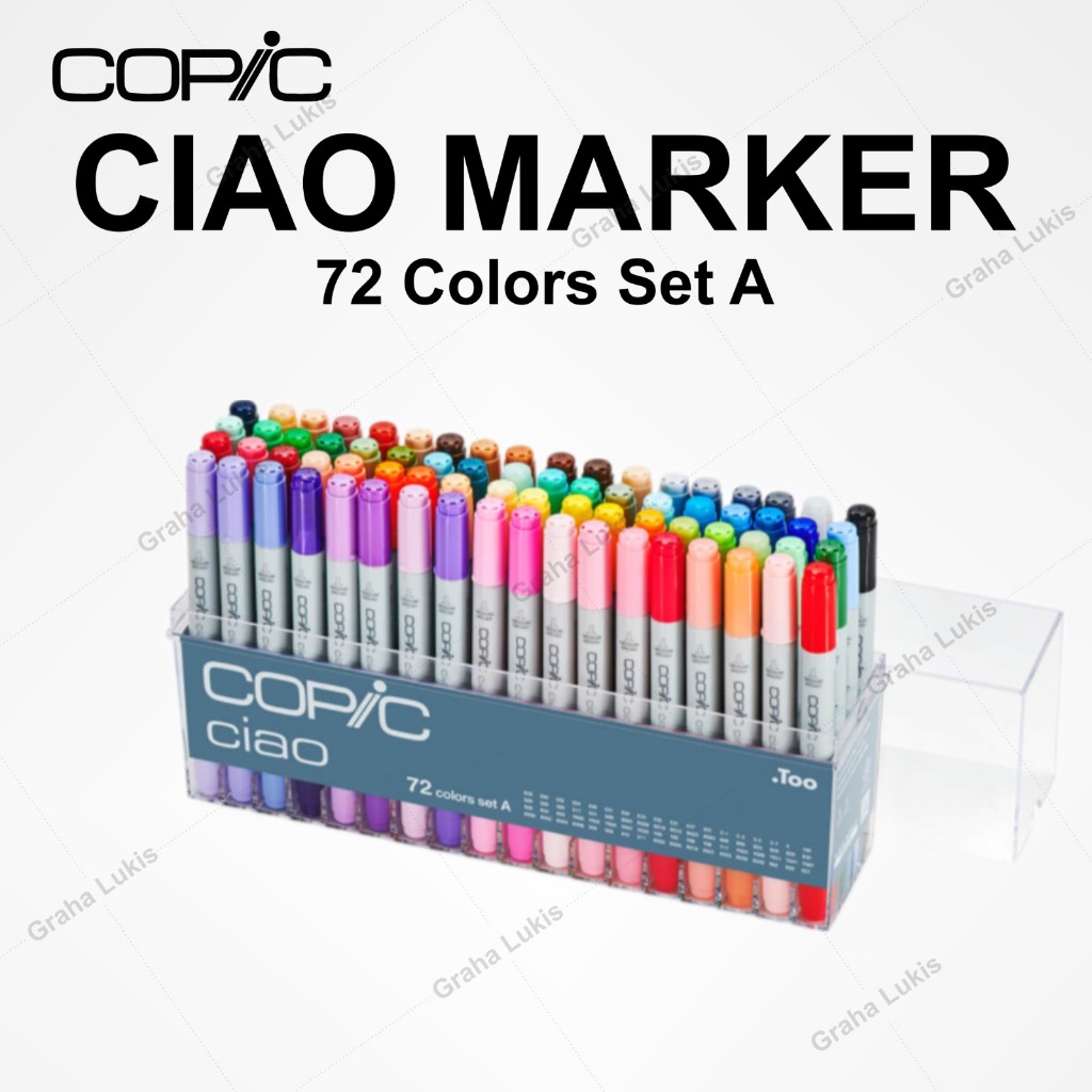 

COPIC CIAO MARKER SET 72 - A / 72A