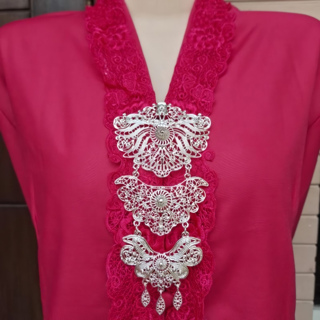 Bros kebaya Adat jawa 3 susun / accesories baju kebaya ada hijab wanita cantik