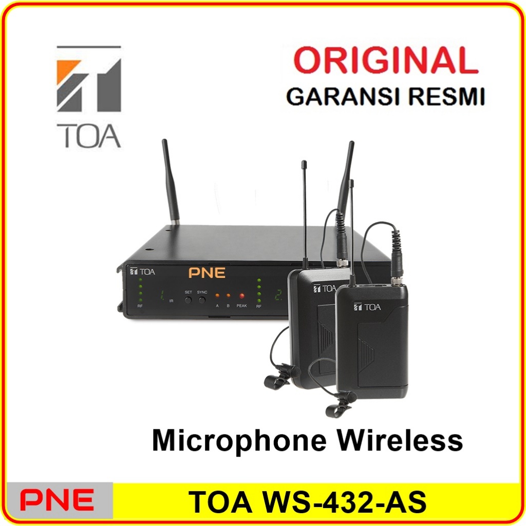 MICROPHONE WIRELESS TOA Z-WS-432-AS
