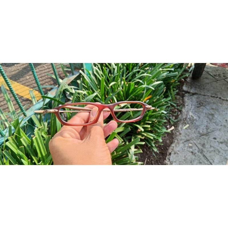 frame kacamata second OAKLEY+ LENSA photobrown