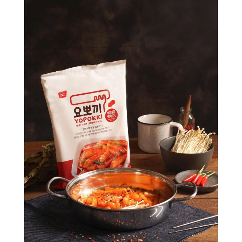 

yopokki makanan instant topokki rice Korea 280gr