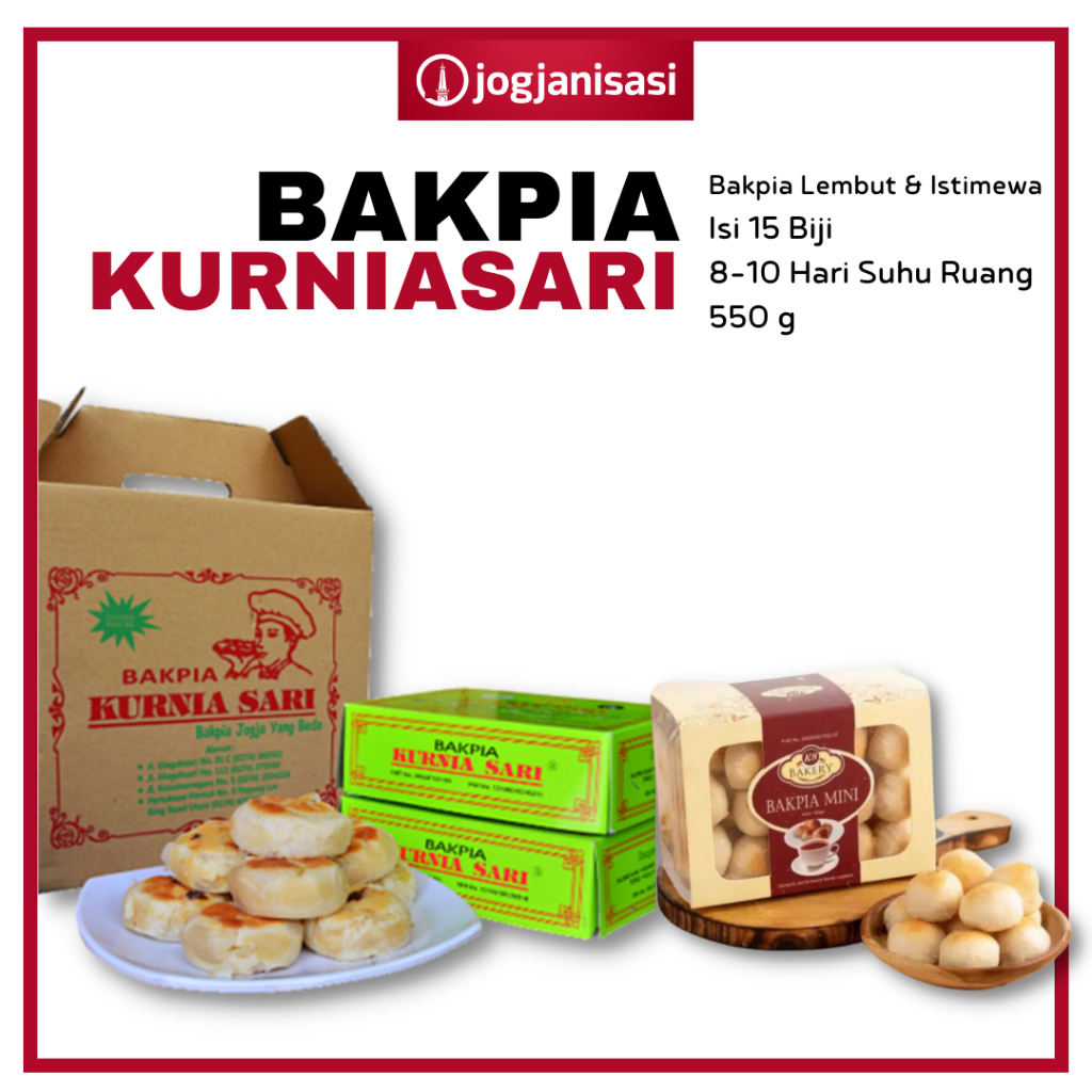 

Bakpia KURNIASARI GRATIS Kemasan Vacuum