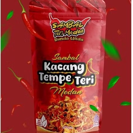 

Sambal Teri Medan Kacang Tempe