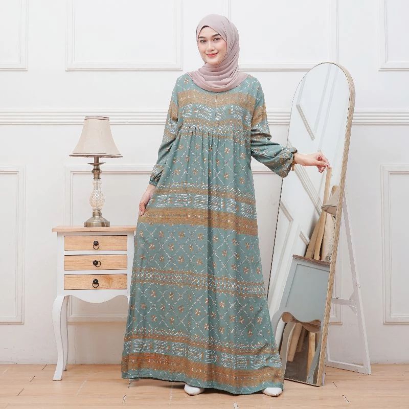 gamis rayon etnik