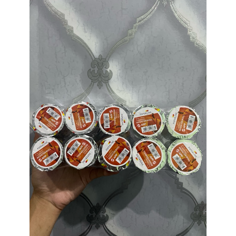 

KERTAS THERMAL ROLL STRUK KASIR / REGISTER ROLL 57x50mm (1 SLOP)