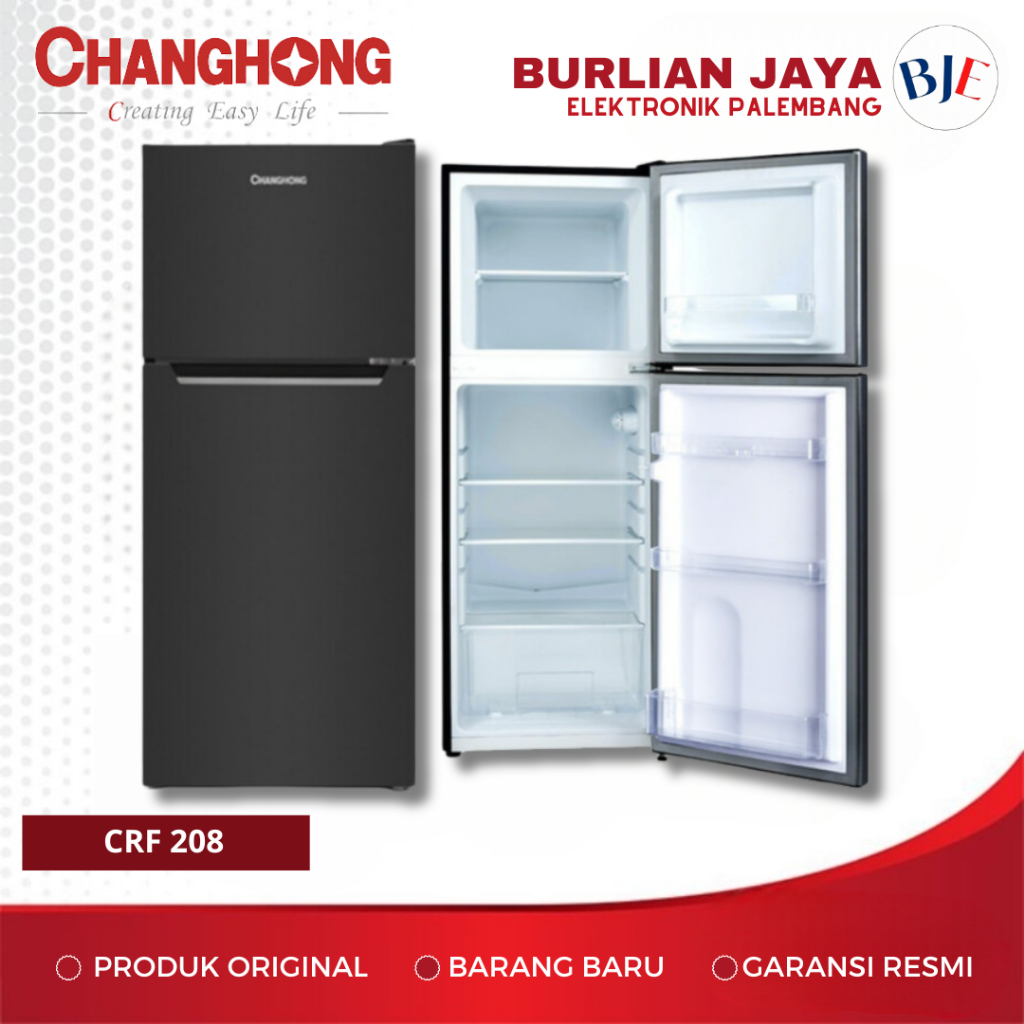 KULKAS 2 PINTU CHANGHONG CRF-208 KULKAS 2 PINTU PALEMBANG