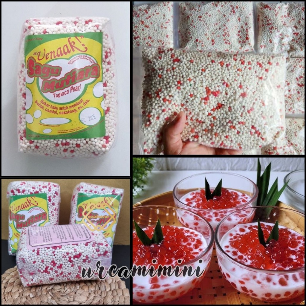 

Sagu Mutiara Merah PREMIUM QUALITY / Bubur Mutiara / Pacar Cina 500 gr
