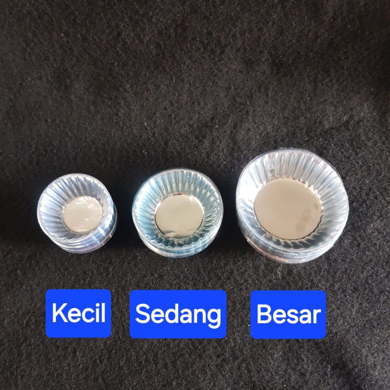 100pcs Mika Cup Roti Kecil Sedang Besar / Mika Saos Sambal / Mika Cup Cake / Cup Sambal / Mika Samba