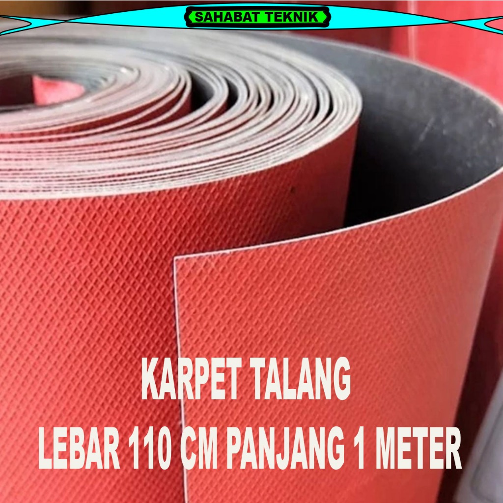 Karpet Talang Air Atap Rumah Merah Anti Bocor lebar 110 cm harga per meter