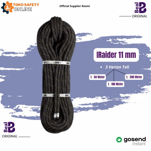 BEAL Raider 11mm 50 Meter - Tali Karmantel BEAL Raider Original Germany