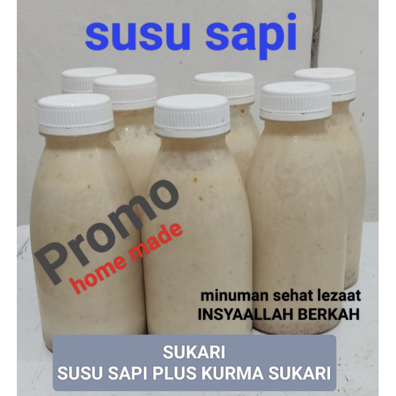 

susu sapi plus kurma sukari