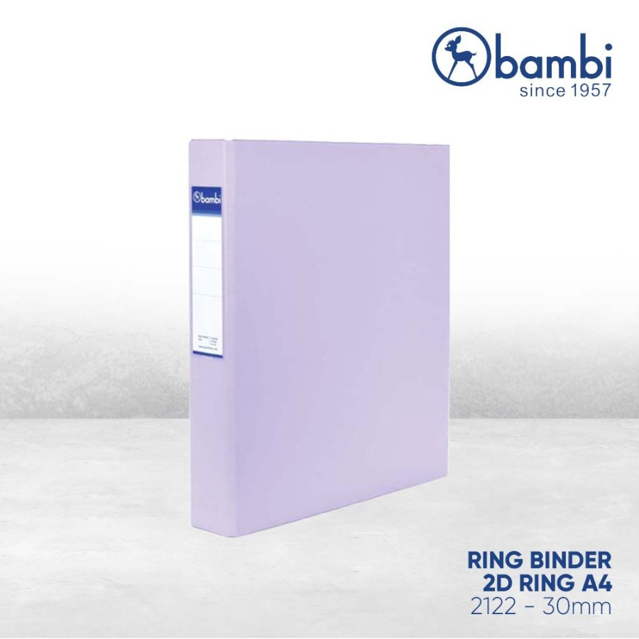 

Bambi Binder D-Type 2 Ring 2122 A4