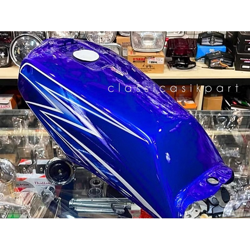 Tangki tengki rx king biru 2003 set box tutup aki rx king biru 2003