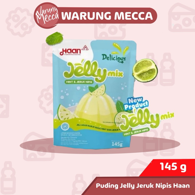 

Pudding Haan Jelly Rasa Jeruk Nipis Mix bisa diolah