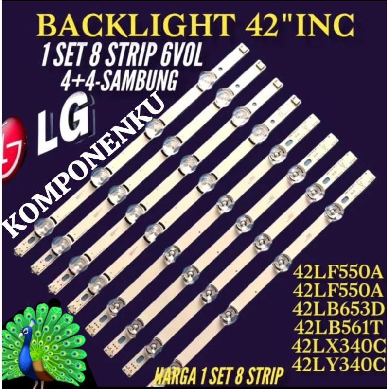 BACKLIGHT TV LG LED 42LB550A 42LF550A 42LB550 42LF550 42LB561 42LB561T 42LB563 42LB563T 42LY340 42LX