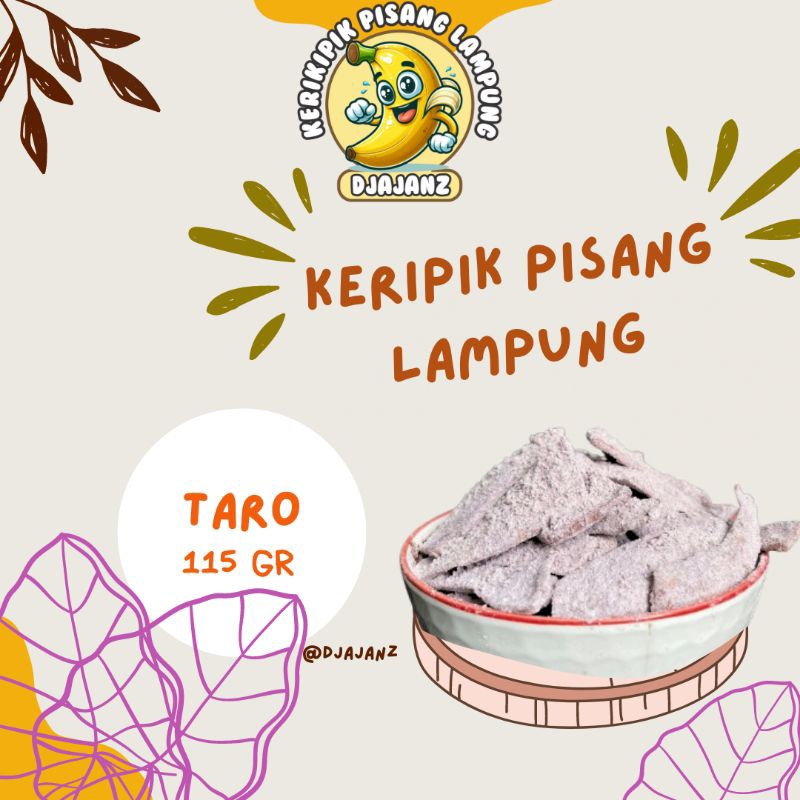 

KERIPIK PISANG KHAS LAMPUNG varian TARO