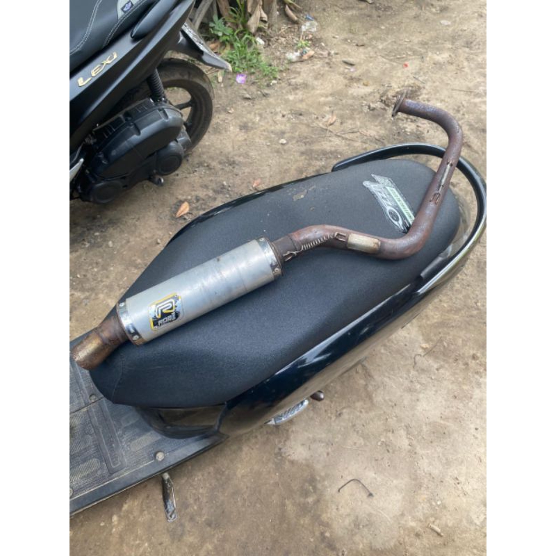 knalpot rob1 beat karbu spek 130-150 original bekas