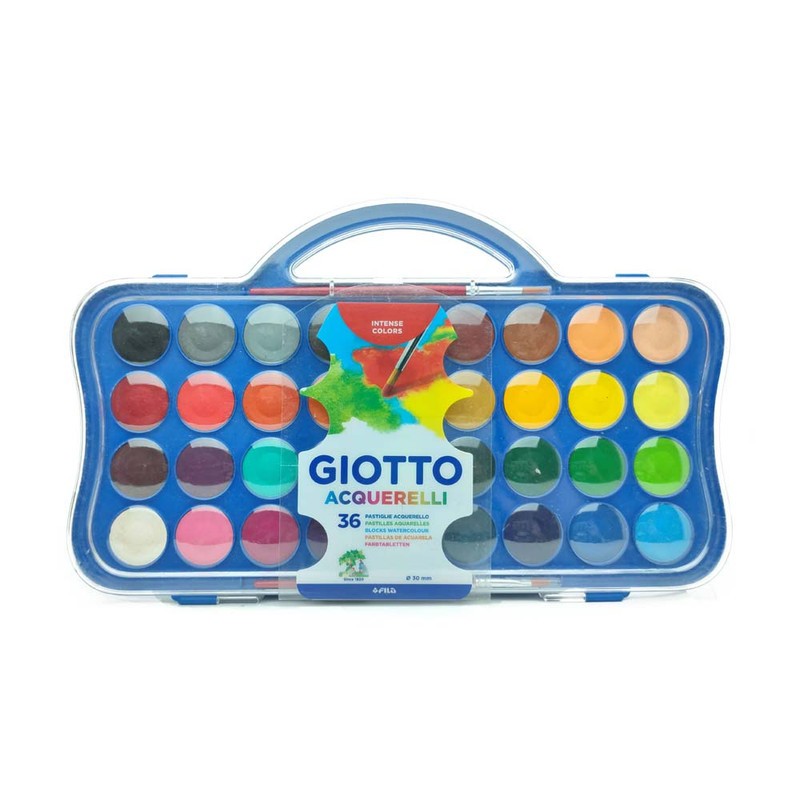 

Giotto Watercolor Blocks 30Mm 36 Colours