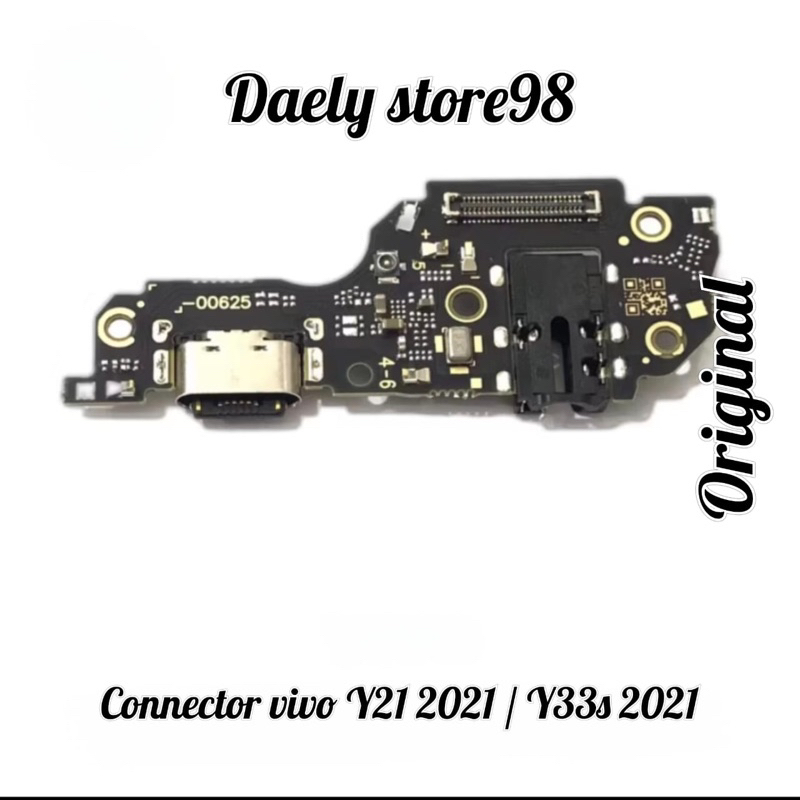papan cas/connector charger vivo y21 2021/y33s original