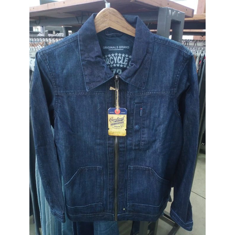 JAKET JEANS PRIA CARDINAL ASLI ORIGINAL JEANS 100% ORIGINAL JAKET JEANS CARDINAL