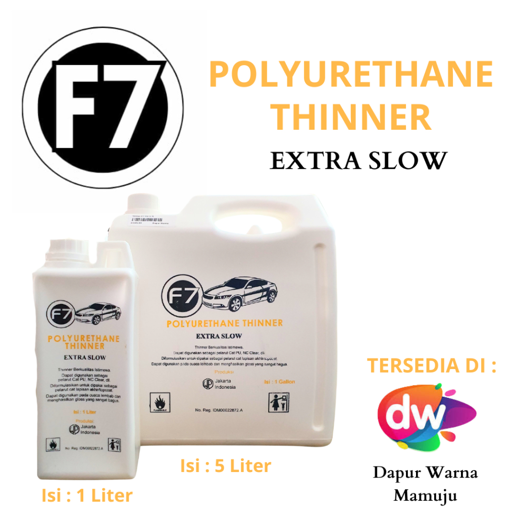 [Sulsel-Sulbar] F7 Polyurethane Thinner Extra Slow (Thinner F7 Extra Slow)