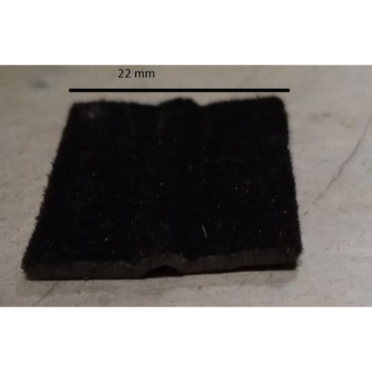 Karet kaca mobil, karet bludru, run channel, karet lis kaca mobil, window seal, chanelR-010