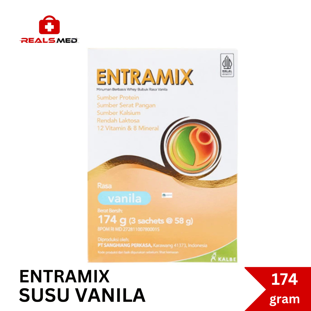 

Entramix Vanila 174 Gram - Susu Penambah Nutrisi Lansia dan Malnutrisi