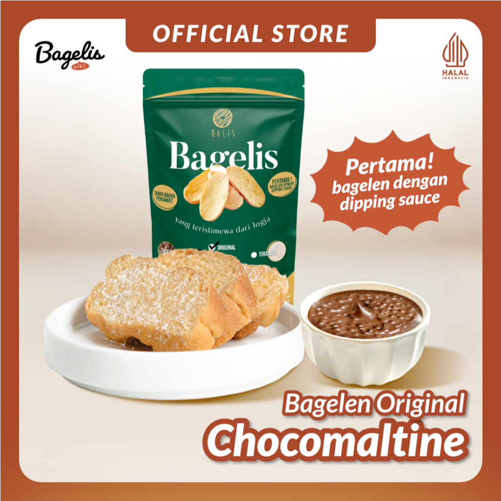 

BAGELIS ORIGINAL Cocol Chocomaltine | Roti Kering Bagelen | Kue Kering Bagelan 160g