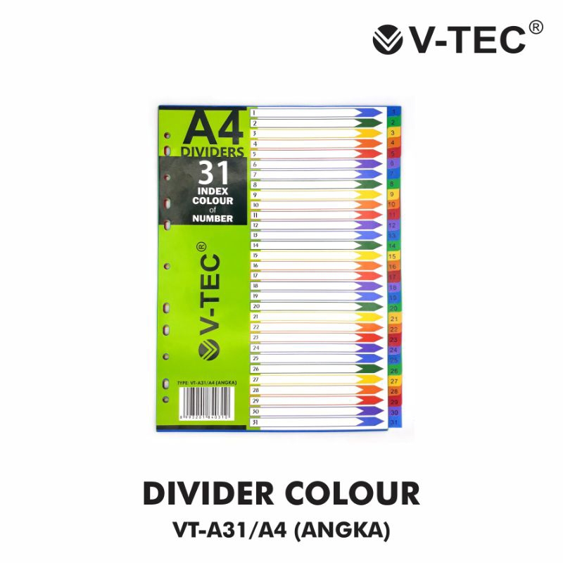 

V-TEC Divider Angka Type VT - A31 / A4