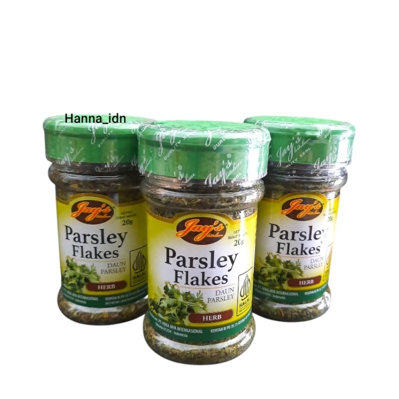 

Jays Parsley Flakes / Jays Daun Parsley 20gr