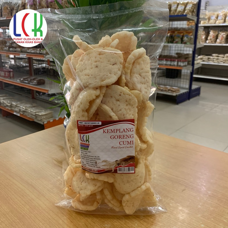 

Kerupuk Kemplang Goreng Cumi 250 Gram Asli Bangka dari Toko LCK