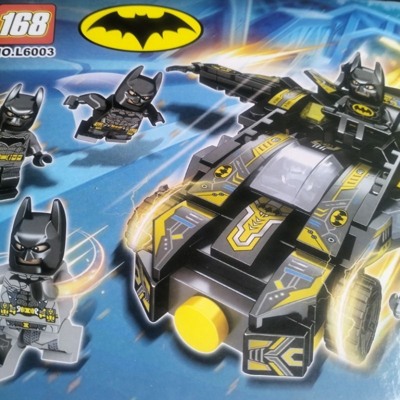 Mainan brick blok Karakter Batman DC Mini figure DC mobil Lego Batman Series