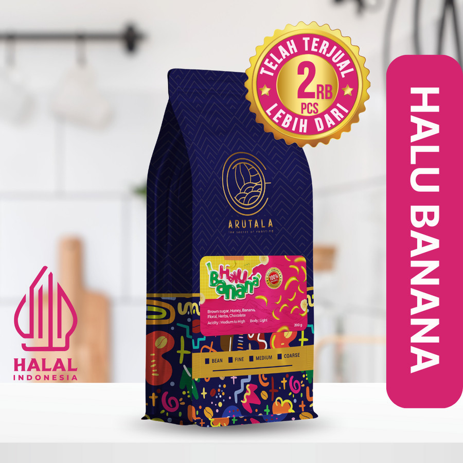 

ARUTALA Kopi Halu Banana Honey Process 200 gram