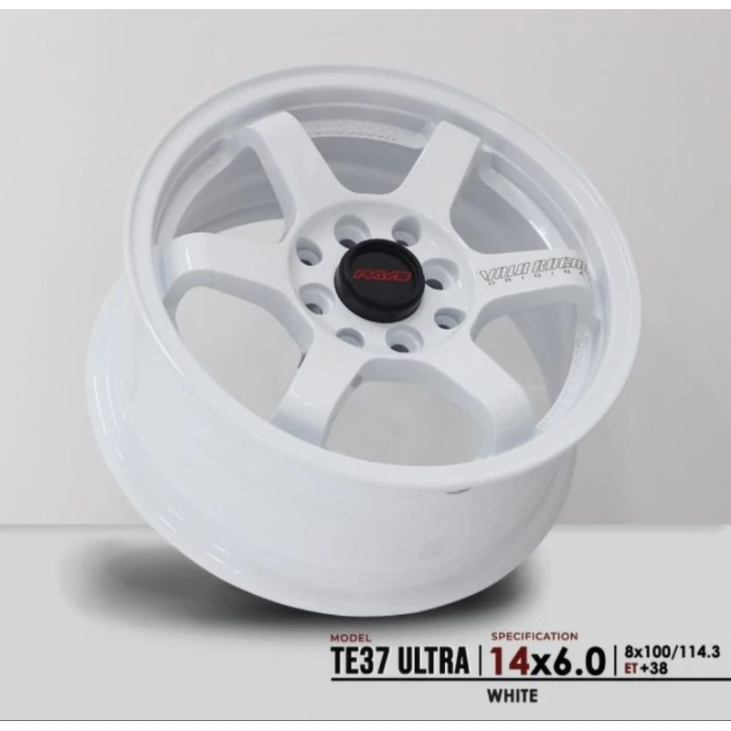VELG TE37 ULTRA R14X6 ET38 PCD 8X100X114.3