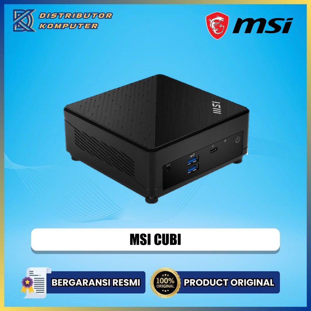 MSI MINI PC CUBI N ADL INTEL N100 FULL SET | MINI PC INTEL CELERON N100 WITH RAM / SSD