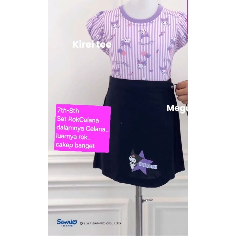 1 pc - Setelan Kuromi Megumi Libby 7-8th