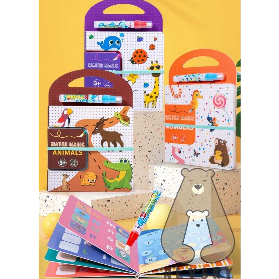 

KODE W64I MAGIC WATER BOOK BUKU AKTIVITAS MEWARNAI LUCU DENGAN AIR