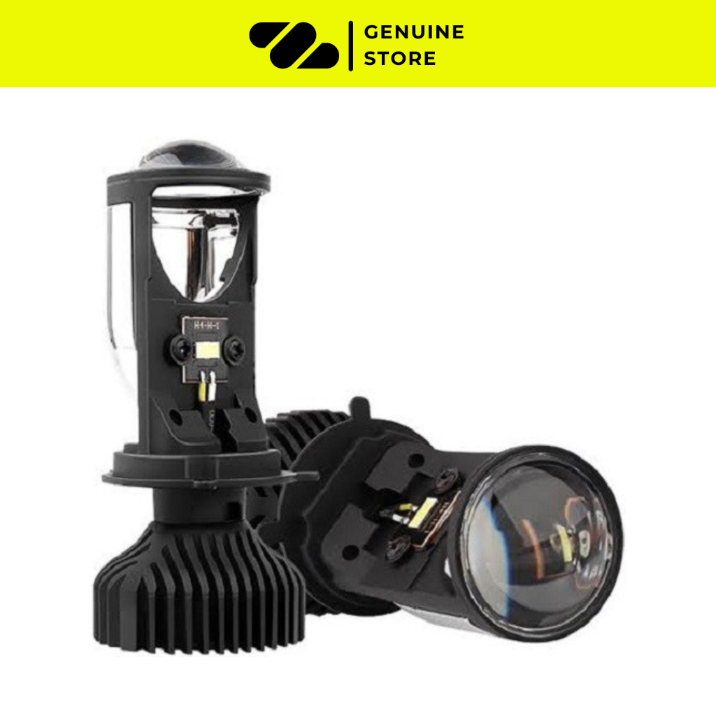 Lampu LED Motor Mobil Mini Projector Y6 Y6D Y9 L6K H4 VINYX