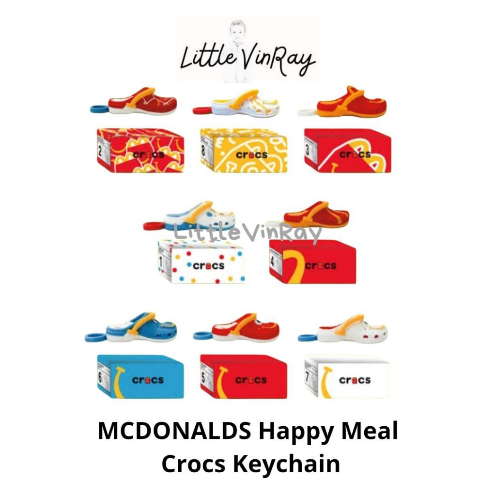 MCDONALDS Happy Meal Crocs Keychain