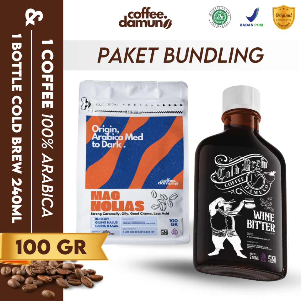 

PAKET BUNDLING 3 100gr Kopi Bubuk Giling 100% Arabika + Espresso House Blend 80% Arabika 20% Robusta