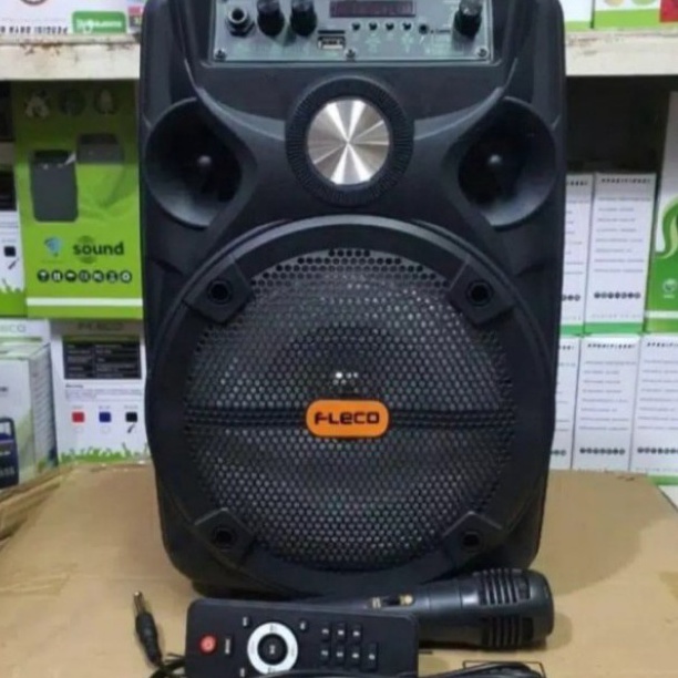 Wow COD SPEAKER BLUETOOTH POBLE KARAOKE FLECO 85 INCH FL955CD BONUS MIC KARAOKEREMOTE XBASS  SPEAKER