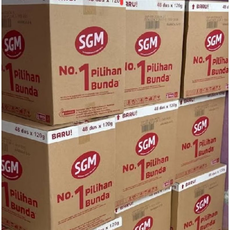 susu sgm ananda NON COD usia 0-6 bulan 1 karton isi 48 pcs
