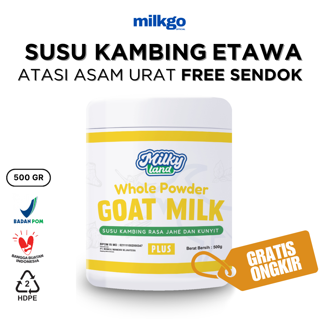 

Susu Kambing Etawa Herbal Jahe Temulawak 500gr Rasa Original BPOM - Milkgo