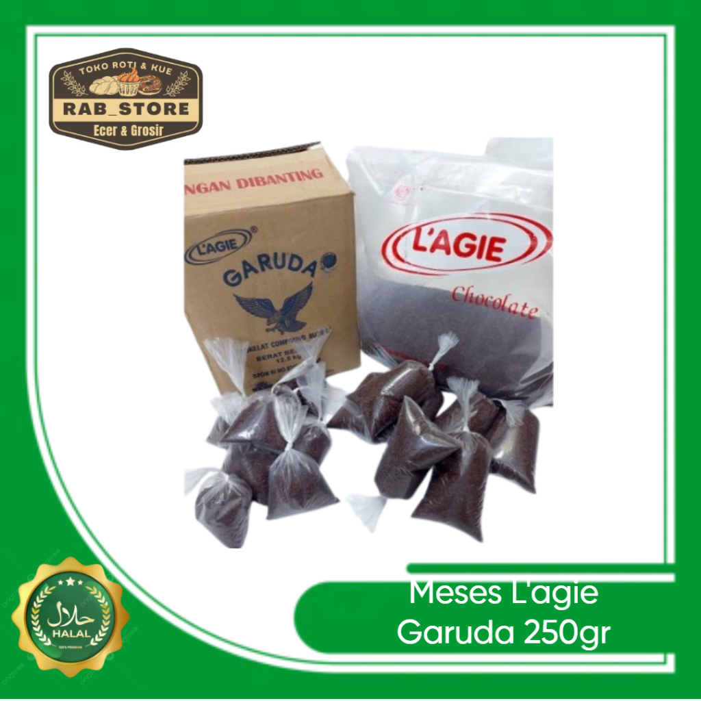 

Meses Cokelat GARUDA Kemasan Repack 250gr / Meises Coklat