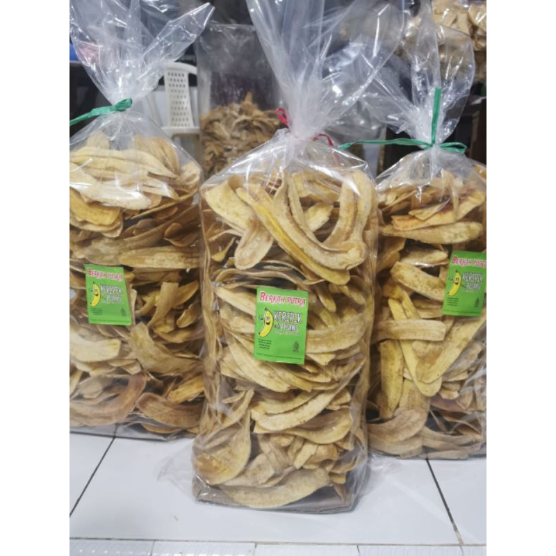 

Keripik pisang crispy renyah 1 bal free packing tanpa campuran dan pengawet makanan