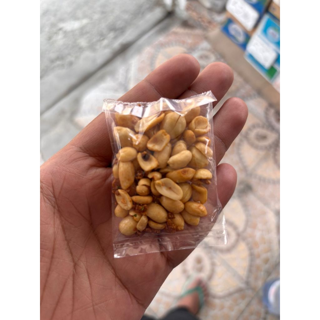 

Kacang Goreng Bawang Kemasan Mini Murah Meriah