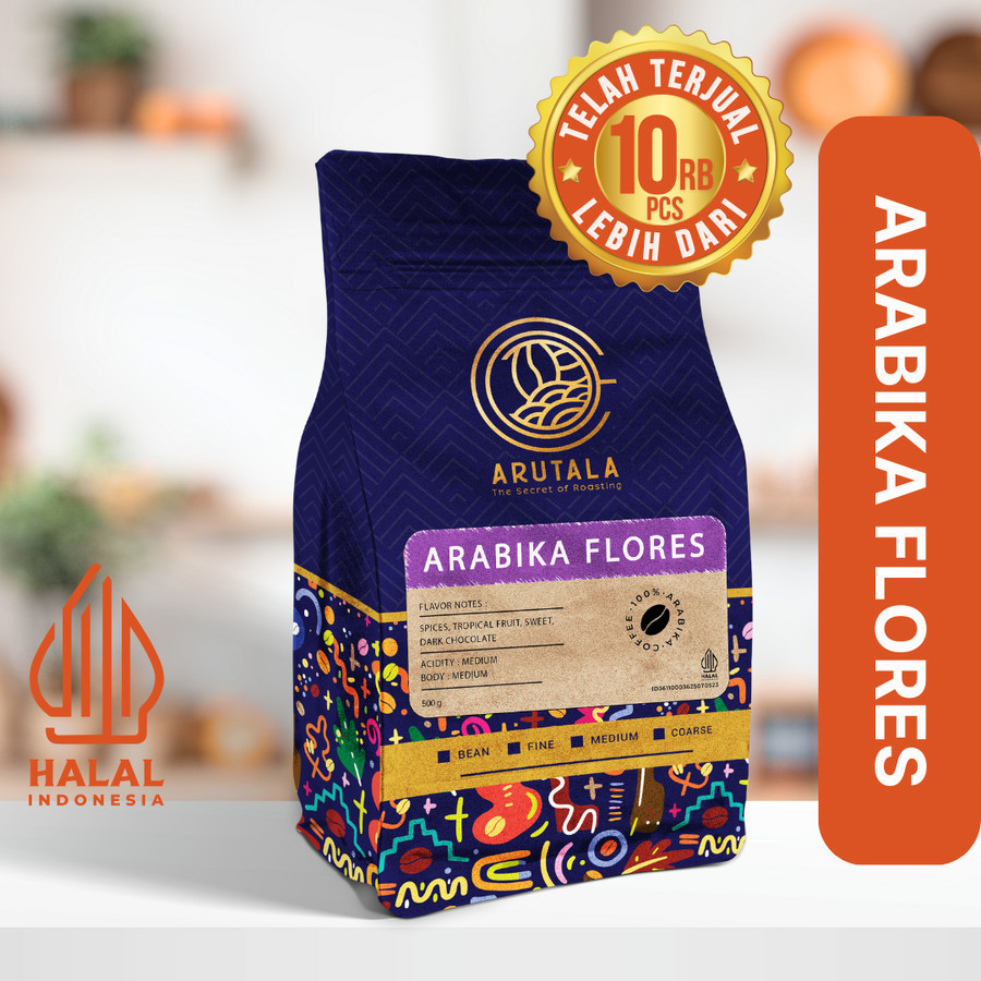 

ARUTALA Kopi Flores Bajawa Arabika Arabica Coffee 500 Gram