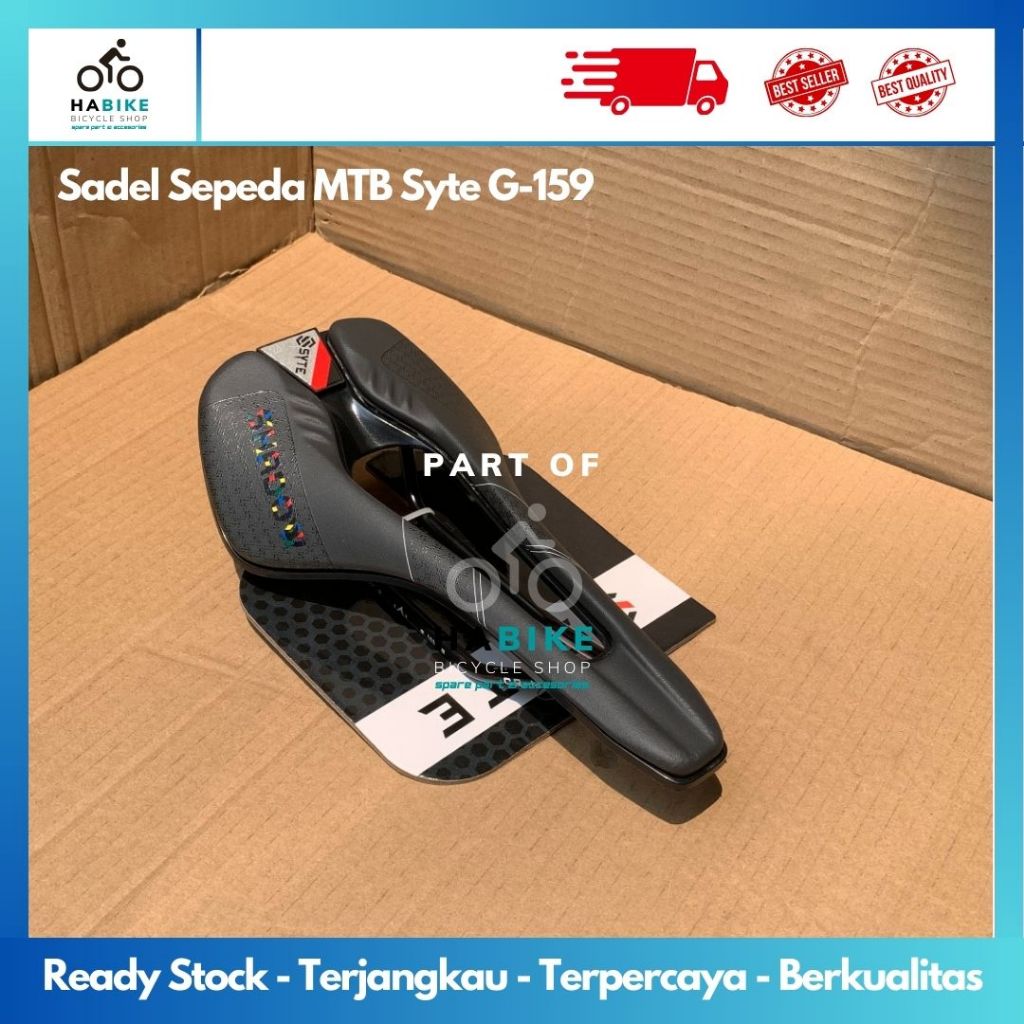 Sadel Sepeda MTB Syte G-159 Shadow Model GEL Sepeda MTB/MINION/FIXIE Federal